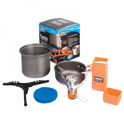 360 Degrees - Furno Stove + Pot Set - Réchaud à Gaz -Camping Équipement Boutique 360 degrees furno stove pot set rechaud a gaz