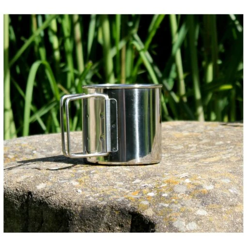 Basic Nature - Tasse En Inox Avec Anses Pliables -Camping Équipement Boutique basic nature tasse en inox avec anses pliables detail 6