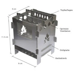 Bushcraft Essentials - Bushbox - Réchaud à Combustible Sec -Camping Équipement Boutique bushcraft essentials bushbox rechaud a combustible sec detail 5