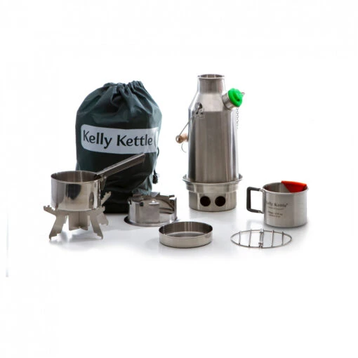 Kelly Kettle - Trekker' Kit - Réchaud à Combustible Sec -Camping Équipement Boutique kelly kettle trekker kit rechaud a combustible sec