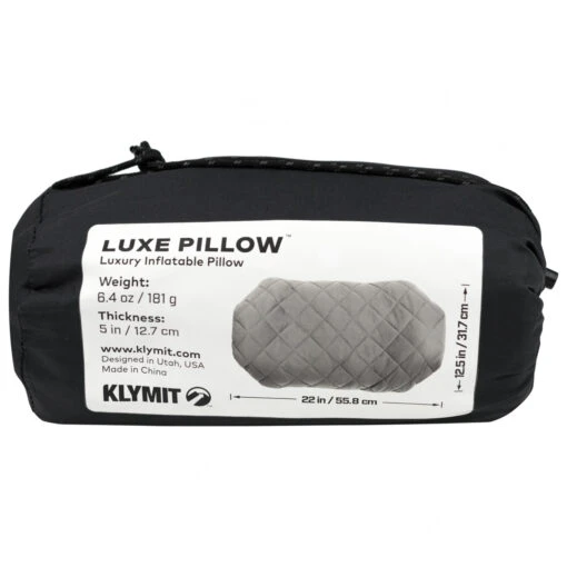 Klymit - Luxe Pillow - Coussin -Camping Équipement Boutique klymit luxe pillow coussin detail 6