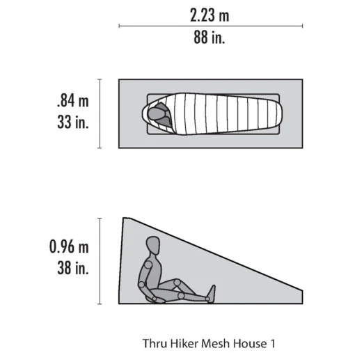 MSR - Thru-Hiker Mesh House 1 - Moustiquaire -Camping Équipement Boutique msr thru hiker mesh house 1 moustiquaire detail 2