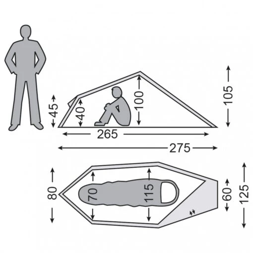 Nordisk - Svalbard 1 PU - Tente 1 Place -Camping Équipement Boutique nordisk svalbard 1 pu tente 1 place detail 2