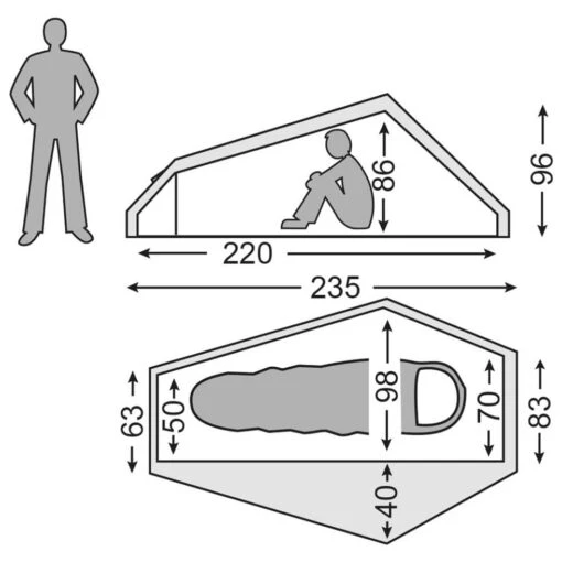 Nordisk - Telemark 1 LW - Tente 1 Place -Camping Équipement Boutique nordisk telemark 1 lw tente 1 place detail 2