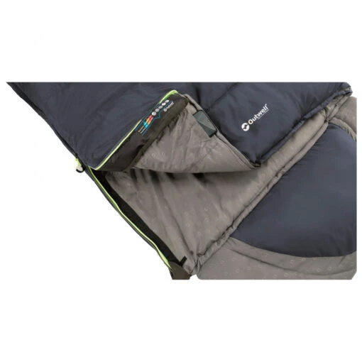 Outwell - Contour Lux - Sac De Couchage Synthétique -Camping Équipement Boutique outwell contour lux sac de couchage synthetique bf detail 6