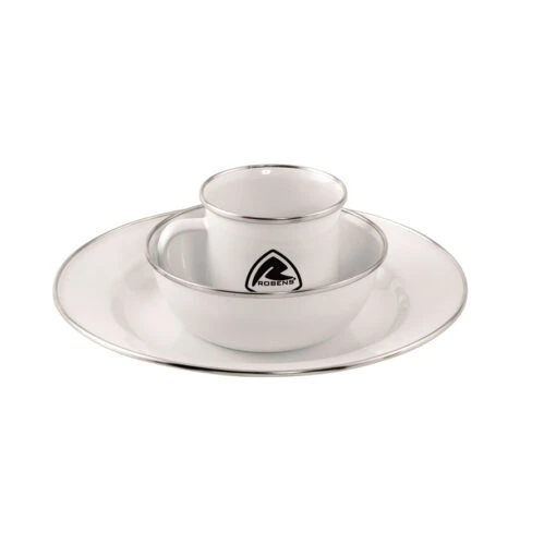 Robens - Tongass Single Enamel Set - Set De Vaisselle -Camping Équipement Boutique robens tongass single enamel set set de vaisselle 1